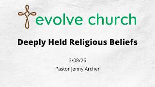 030826 Deeply Held Religious Beliefs