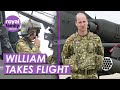 Prince william flies helicopter after becoming colonelinchief of the army air corps