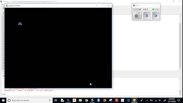 pygame video 21 Moving the Ship with Arrow Keys