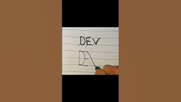 dev name  logo 🤑😱 #shorts #logo #brand