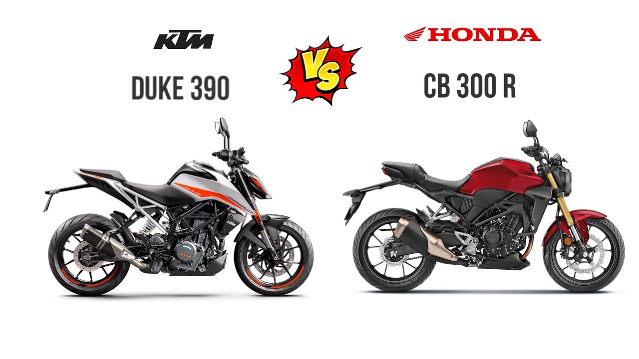 Duke 390 vs Honda cb 300 r | Comparison 