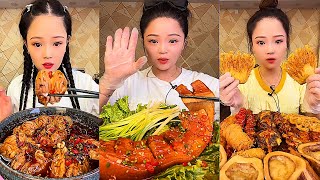 ASMR MUKBANG spicy Pork Bellly Soothing Sounds While Enjoying Delicious 먹방 모음이 팅쇼 리얼 사운드 #457