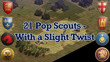 A Simple, Yet Adaptable 21 Pop Scouts Build Order!