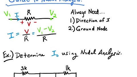 Nodal Analysis Example #1