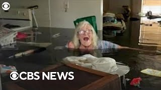 Florida man rescues 86-year-old mom after Hurricane Ian floods her house