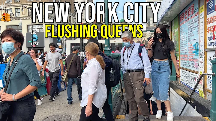 Walking FLUSHING QUEENS: NYC BIGGEST Asian NEIGHBO...