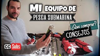 ✔Mi EQUIPO de pesca submarina