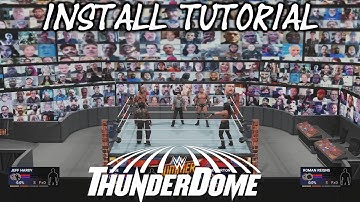 WWE2K19 THUNDERDOME! Install Tutorial - Modding Made Easy by A Flying Pig