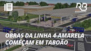 Metro begins construction on Line 4-Yellow to Taboão da Serra.