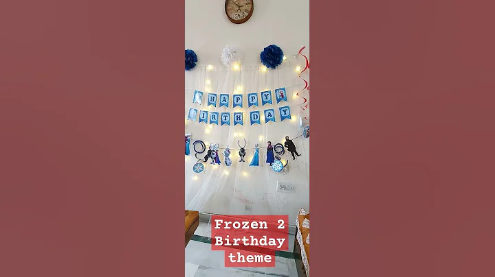 birthday theme #frozen2 #frozen #elsa #anna #swan #viral