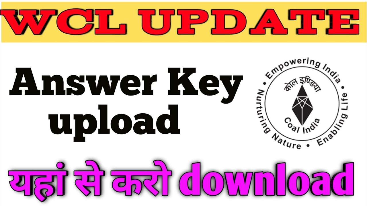 WCL Answer key || WCL Paper Solution Upload || Official Answer key