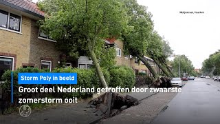 🌪️ Storm in beeld: groot deel Nederland getroffen door zwaarste zomerstorm ooit | Hart van Nederland