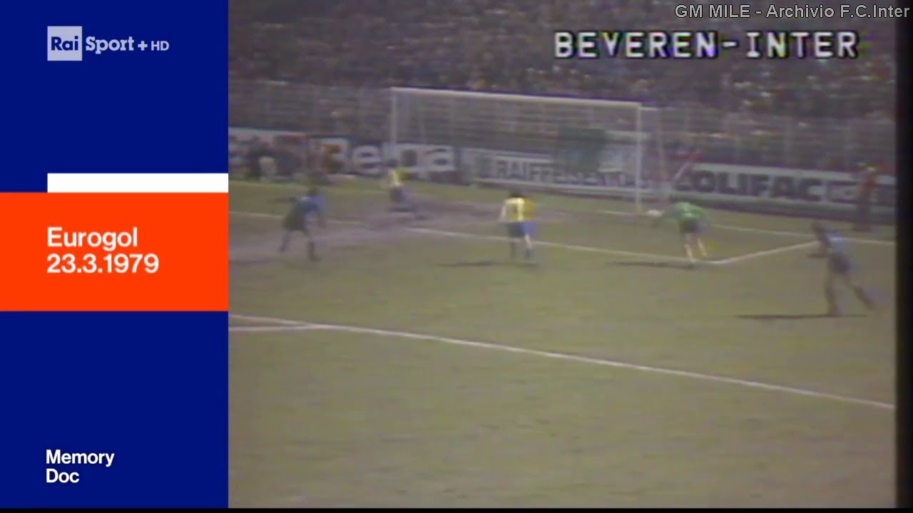 1978-79 (4' Rit Coppa delle Coppe - 21-03-1979) SK Beveren-INTER 1-0 Servizio Eurogol RaiSport+HD