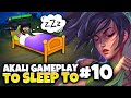 3 hours of relaxing akali gameplay to fall asleep to part 10  professor akali