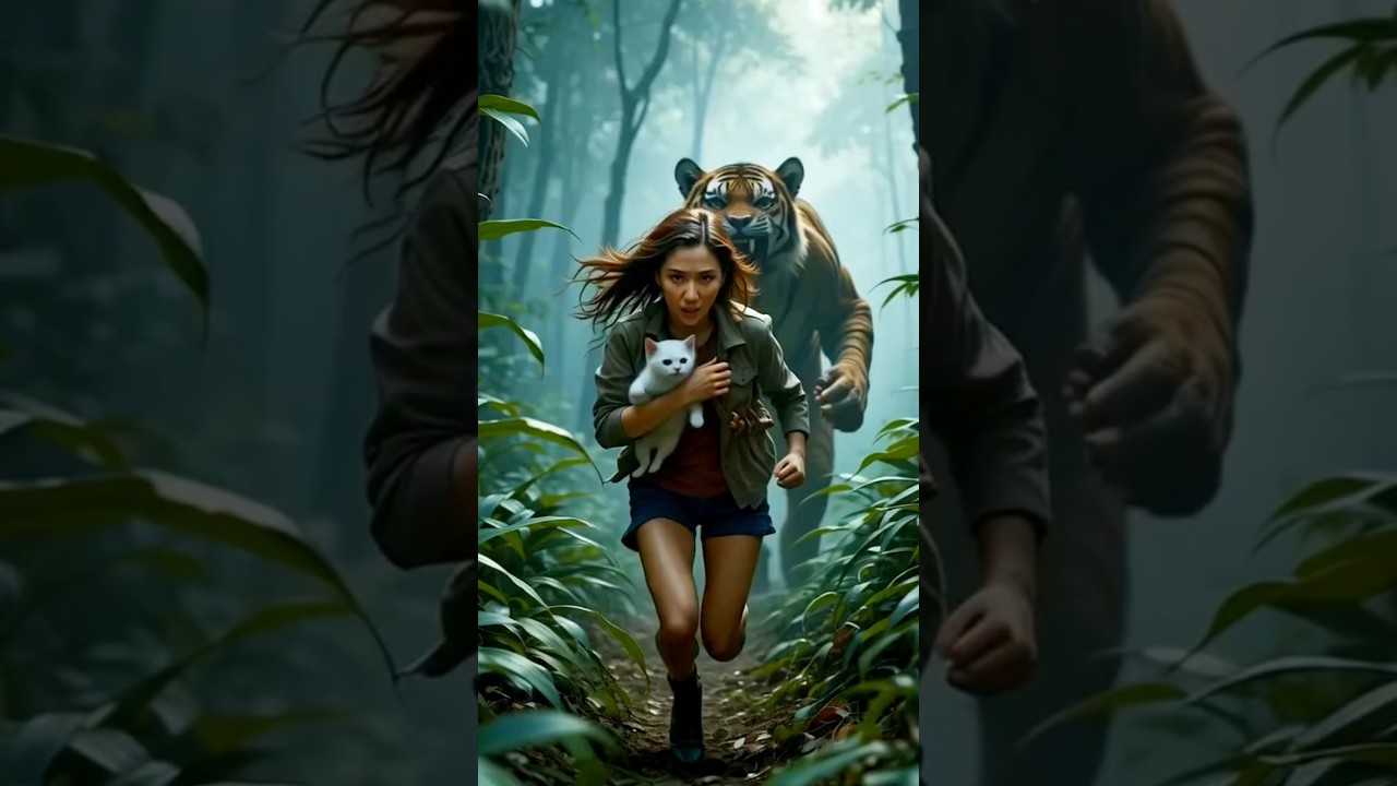 A duck saves a kitten that was separated from its mother! 🦆❤️