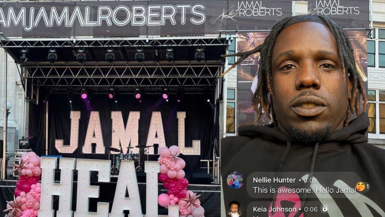 Удивительное выступление Джамала Робертса на концерте «Прогулка против рака груди»