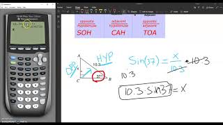Algebra 2 Right Triangle Trig