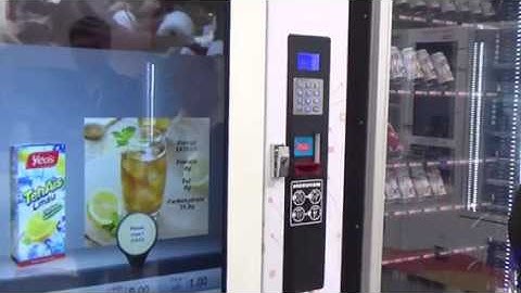 TCN big advertising Touch screen vending machine