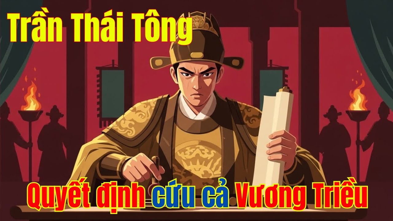 Trần Thái Tông và “cơn bão hoàng cung”: Quyết định nào cứu vương triều?
