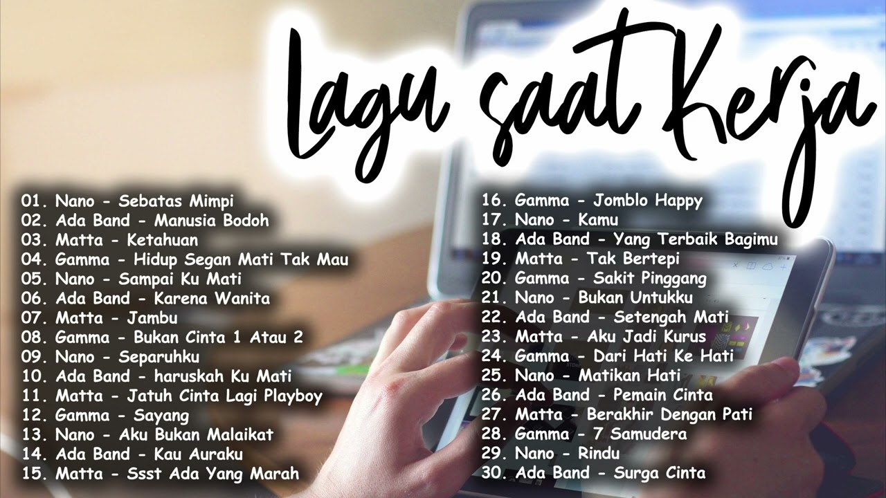 Lagu untuk Kerja Santai Cafe Kopi Musik | Pop Indonesia 2000 an