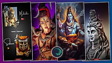 Shravan Somvar Mahadev Status Video Editing Alight Motion || PK Workcity