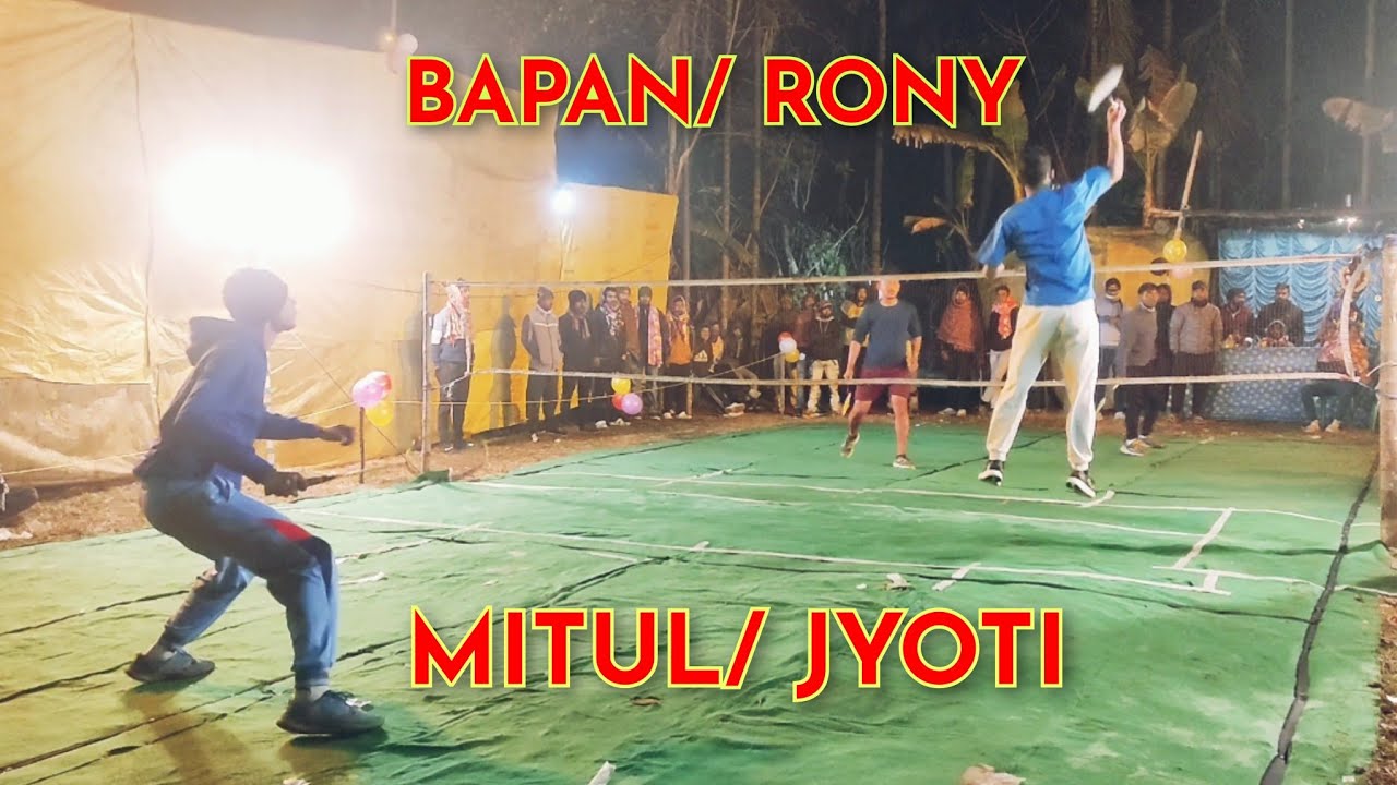 #Best doubles outdoor badminton tournament on Maslandapur Nabarun Sangha 🔥🔥