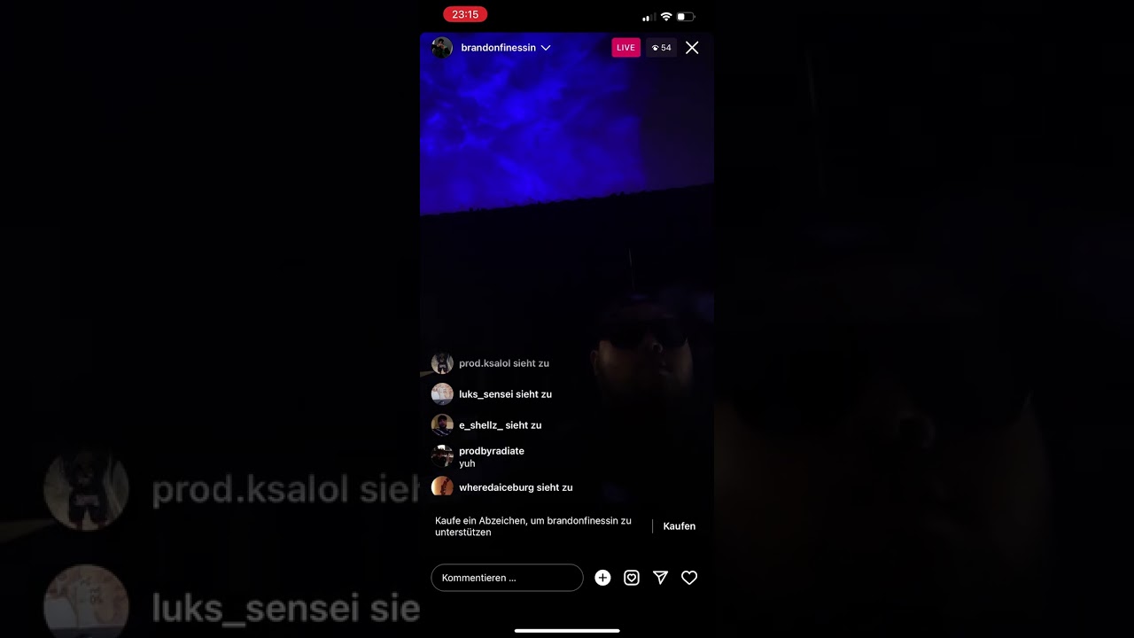 brandon finessin ig live 2nd bit 🕶