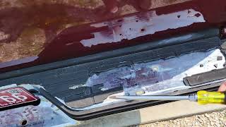 Unbelievably simple rear bumper step pad replacement!!! 1988-1998 OBS Chevy C/K 1500, 2500.