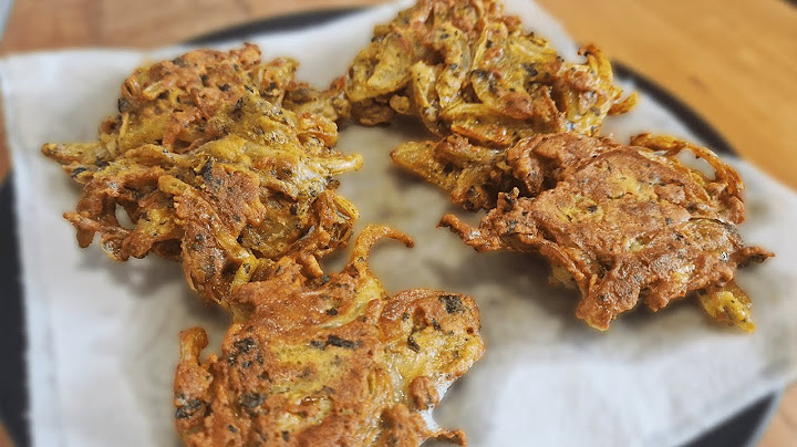 Beignets d'Oignon à l'Indienne, Recette Facile et Extra-Croustillante ! 🌶️