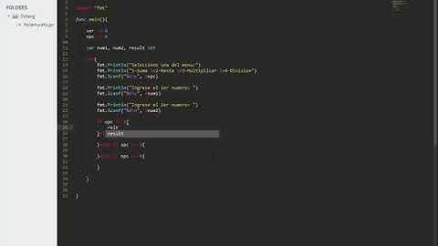 Como hacer una calculadora con Go Parte-1