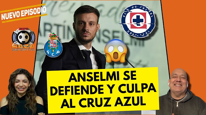 ANSELMI SE DEFIENDE en su presentación con PORTO y CULPA a CRUZ AZUL de su SALIDA | Raza Deportiva