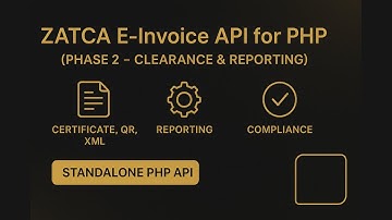 ZATCA E-Invoicing API Demo: Generate Certificates and Send to ZATCA (Full Integration Preview)
