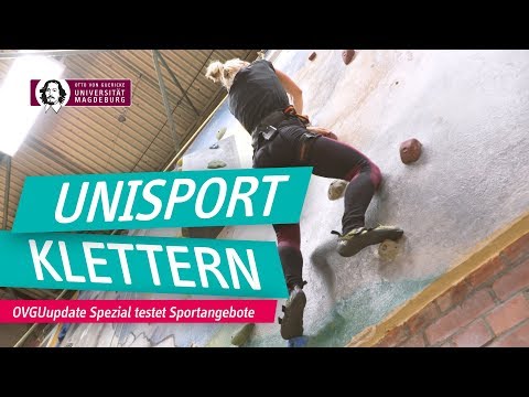 Klettern an der Uni Magdeburg | Sportangebote für euch getestet