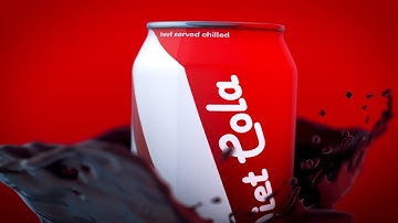 Diet Coke Advertisement | Videocopilot Element 3D | Adobe After Effects