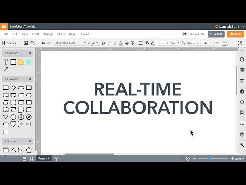 Lucidchart Tutorials - Collaborate in real-time