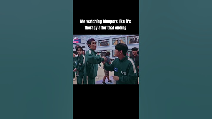 The only way I can heal 🫠 #squidgame #bloopers #netflix