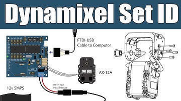 Dynamixel Tutorial 2: How to set the ID on Dynamixel AX-12 Motors using DynaManager