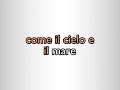 Come un Pittore - Karaoke - In Si (Originale in La)