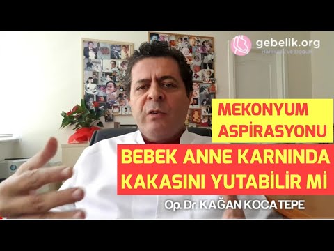 Bebeğin ilk dışkısını rahimde doğmadan yapması, \