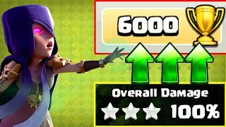 3 STARRING MY WAY TO 6000 TROPHIES!! - Clash Of Clans