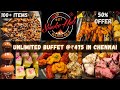 Unlimited Buffet in Chennai @ ₹475|Smoke Hub Barbeque|50% offer|Jaf's Foodie Vogue