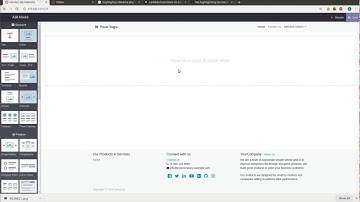 Odoo website snippet to highlight code