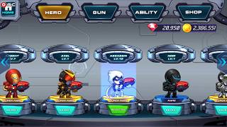 Mega Shooter Infinity Space War Galaxy Heroes / 2D Shooting Games / Android Gameplay FHD #3 screenshot 4