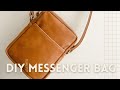 Diy leather messenger bag