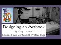 How to create  design and art book episode 4  contents  preface page