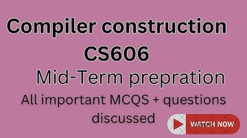 CS606 Lecture 6 | short lectures | All mcqs and short questions discussed