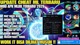 ML MOD MENU MLBB CHEAT NEW UPDATE - MAP HACK / UNLOCK ALL SKIN / NO KEY / NO EXPIRE / SAFE 100%