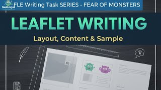 Leaflet Writing Part-2 | FLE Writing Task | Step-by-Step Example & Layout | Fear of Monsters Leaflet Wealth