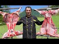 Grilled Lamb recipe | Garlic Grill Lamb Caucasian style | Roasted lambs recipes | Wilderness Cooking