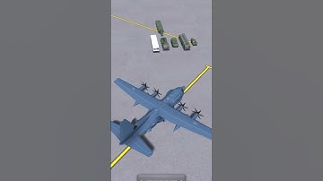 Crashing C-400 into Hovering Plane | Turboprop Flight Simulator #shorts